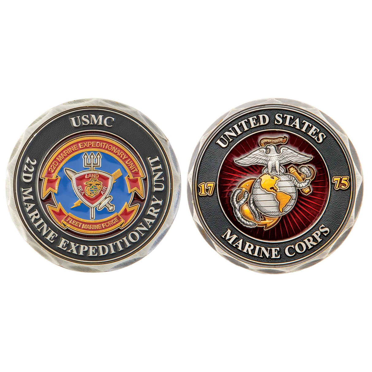 22nd MEU - Fleet Marine Force Challenge Coin - SGT GRIT