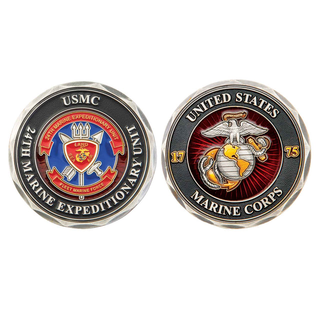 24th MEU Fleet Marine Force Challenge Coin - SGT GRIT