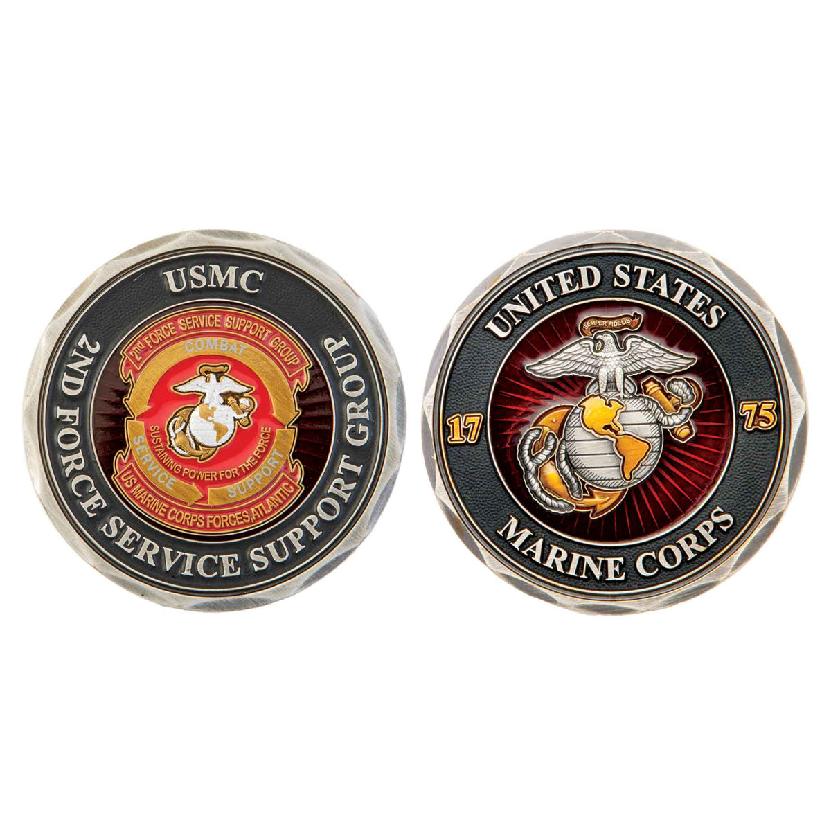 2nd FSSG - US Marine Corps Forces, Atlantic Challenge Coin — SGT GRIT