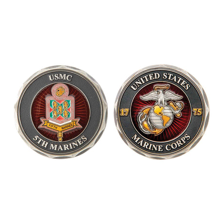 5th Marines Regimental Challenge Coin - SGT GRIT