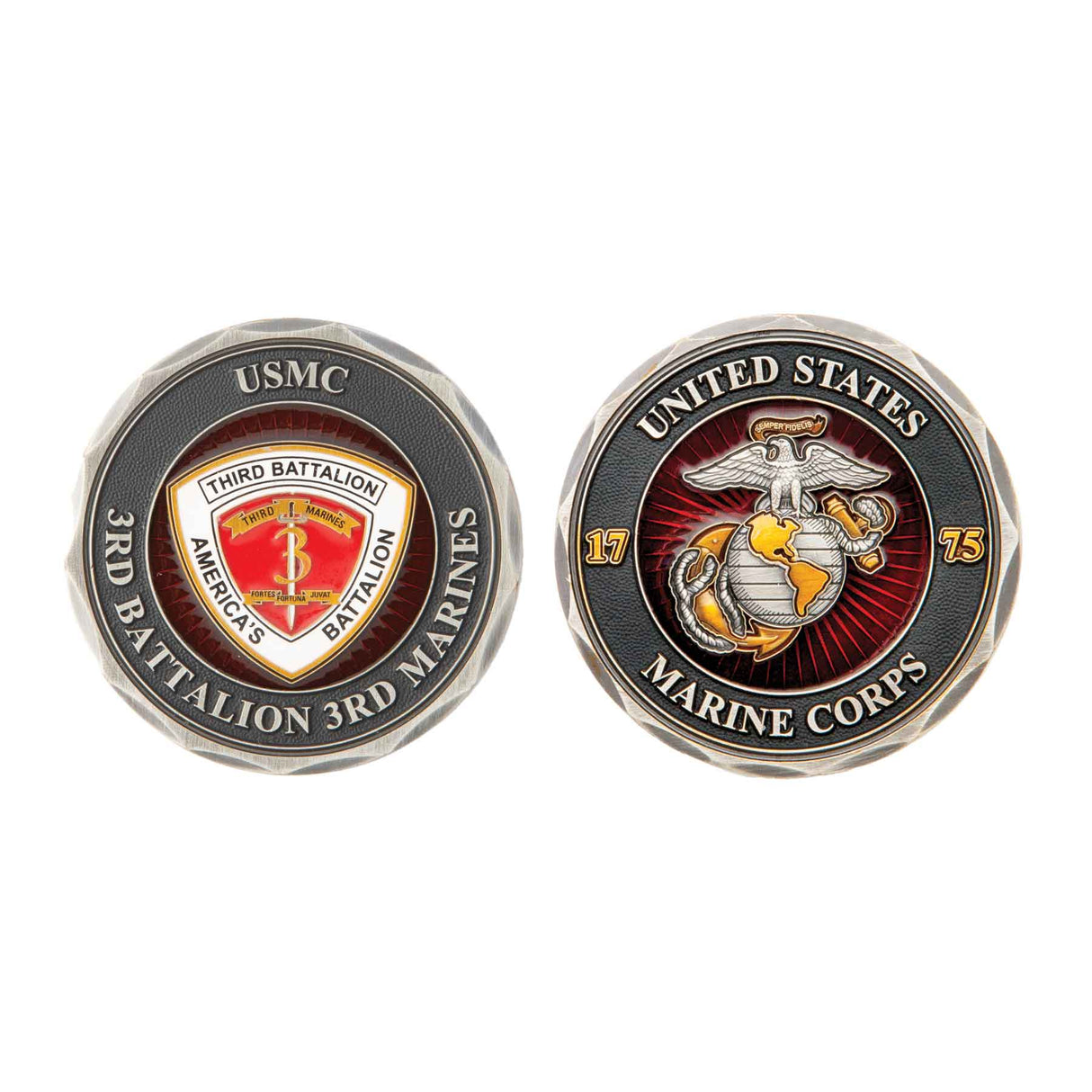 3rd Battalion 3rd Marines  Challenge Coin - SGT GRIT