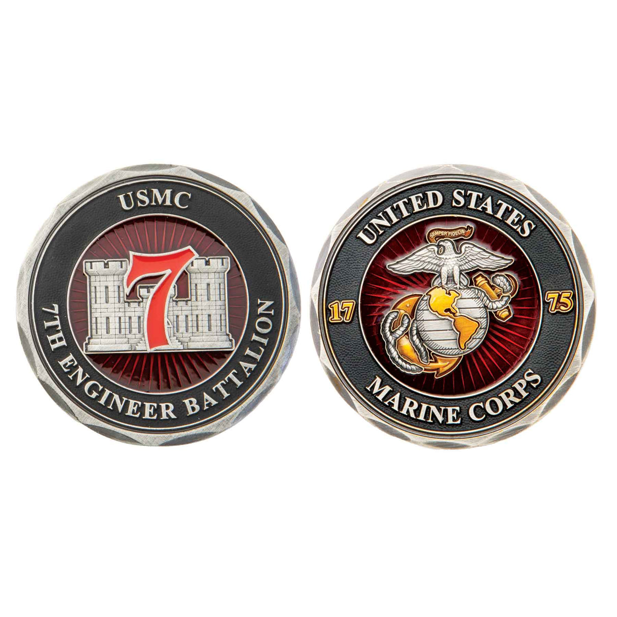 7th Engineers Battalion Challenge Coin - SGT GRIT