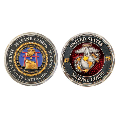 Marine Corps Security Force Battalion Challenge Coin - SGT GRIT