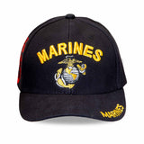 Marines Eagle, Globe, and Anchor Hat- Black - SGT GRIT