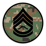 Choose Your Rank Decals in Desert or Woodland - SGT GRIT