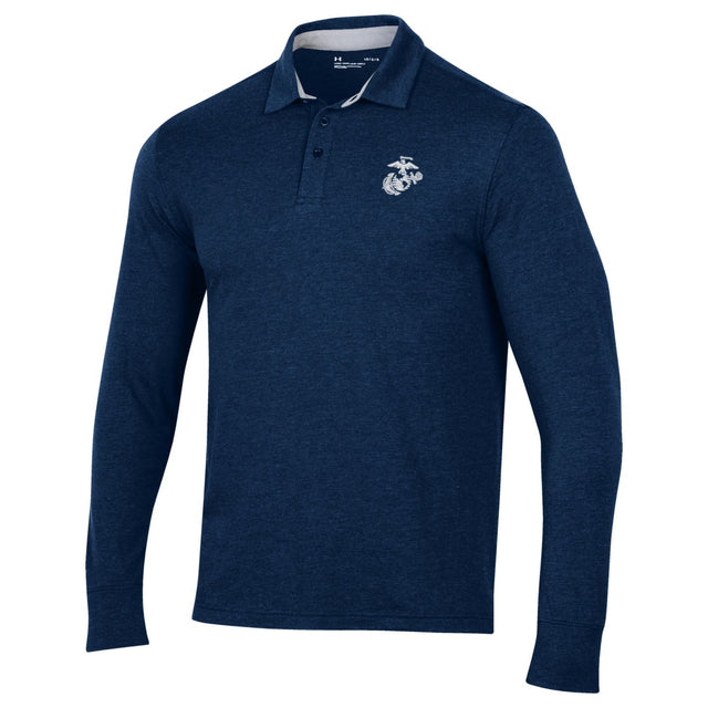 Under Armour EGA Long Sleeve Polo - SGT GRIT