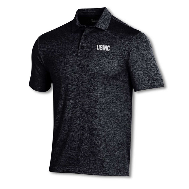 Under Armour USMC Heather Polo - SGT GRIT