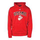 Under Armour USMC Fleece Hoodie - SGT GRIT