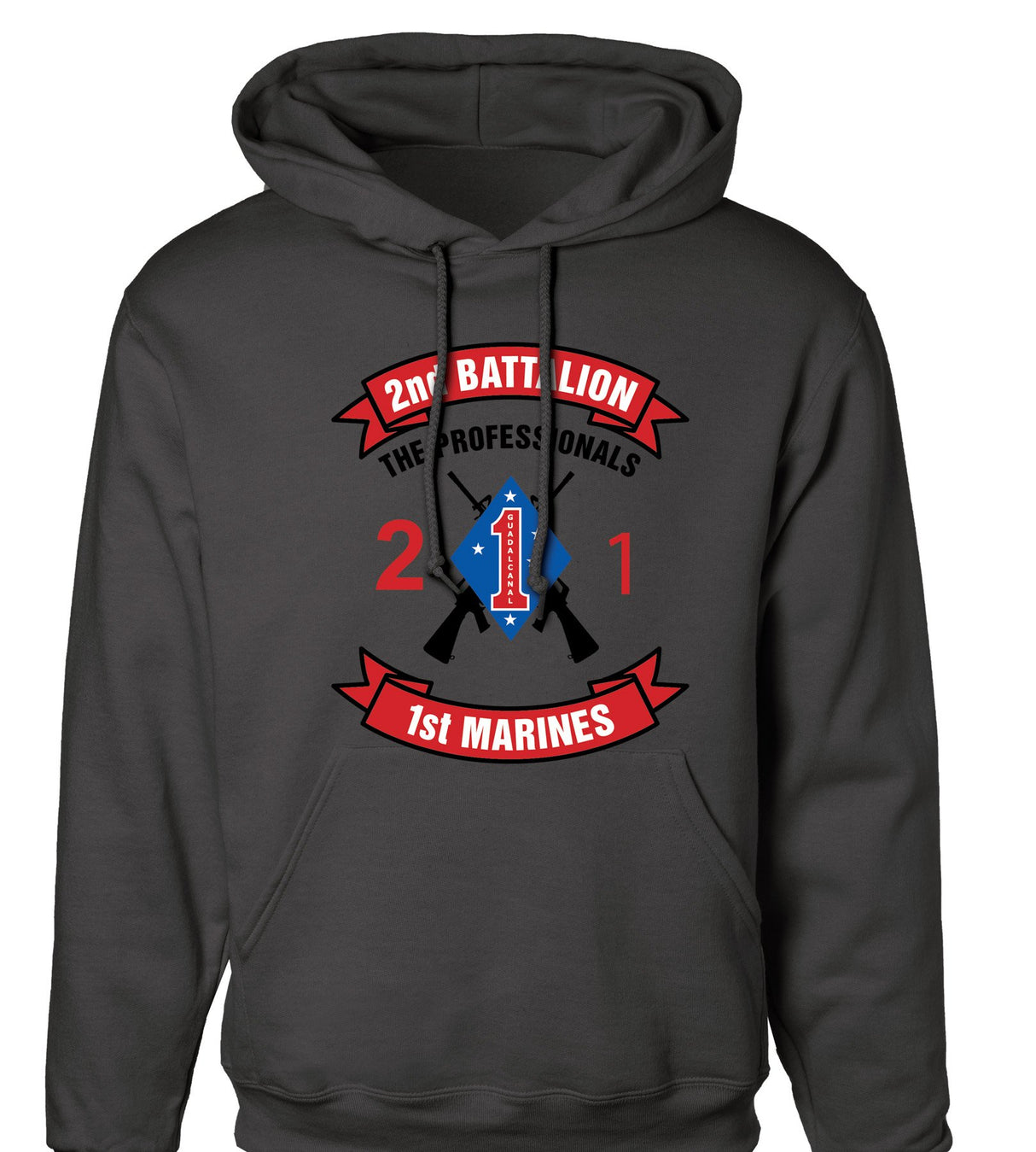 2nd Battalion 1st Marines Hoodie - SGT GRIT