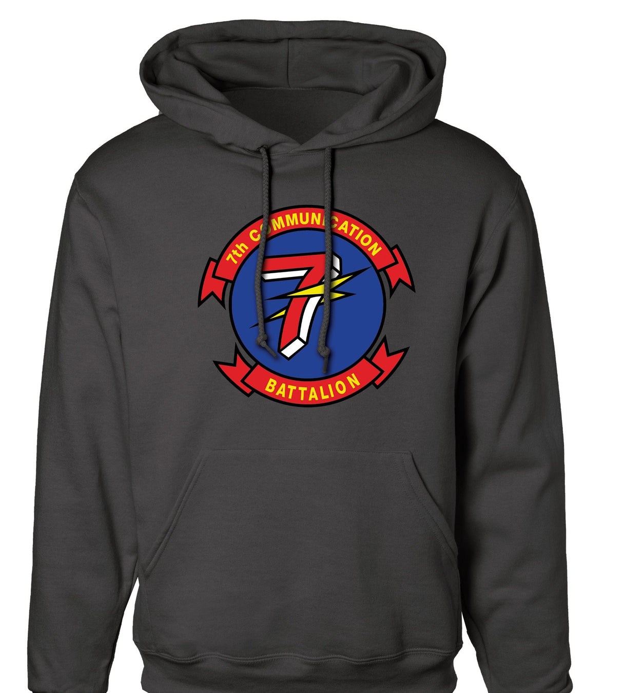 7th Communication Battalion Patch Hoodie - SGT GRIT