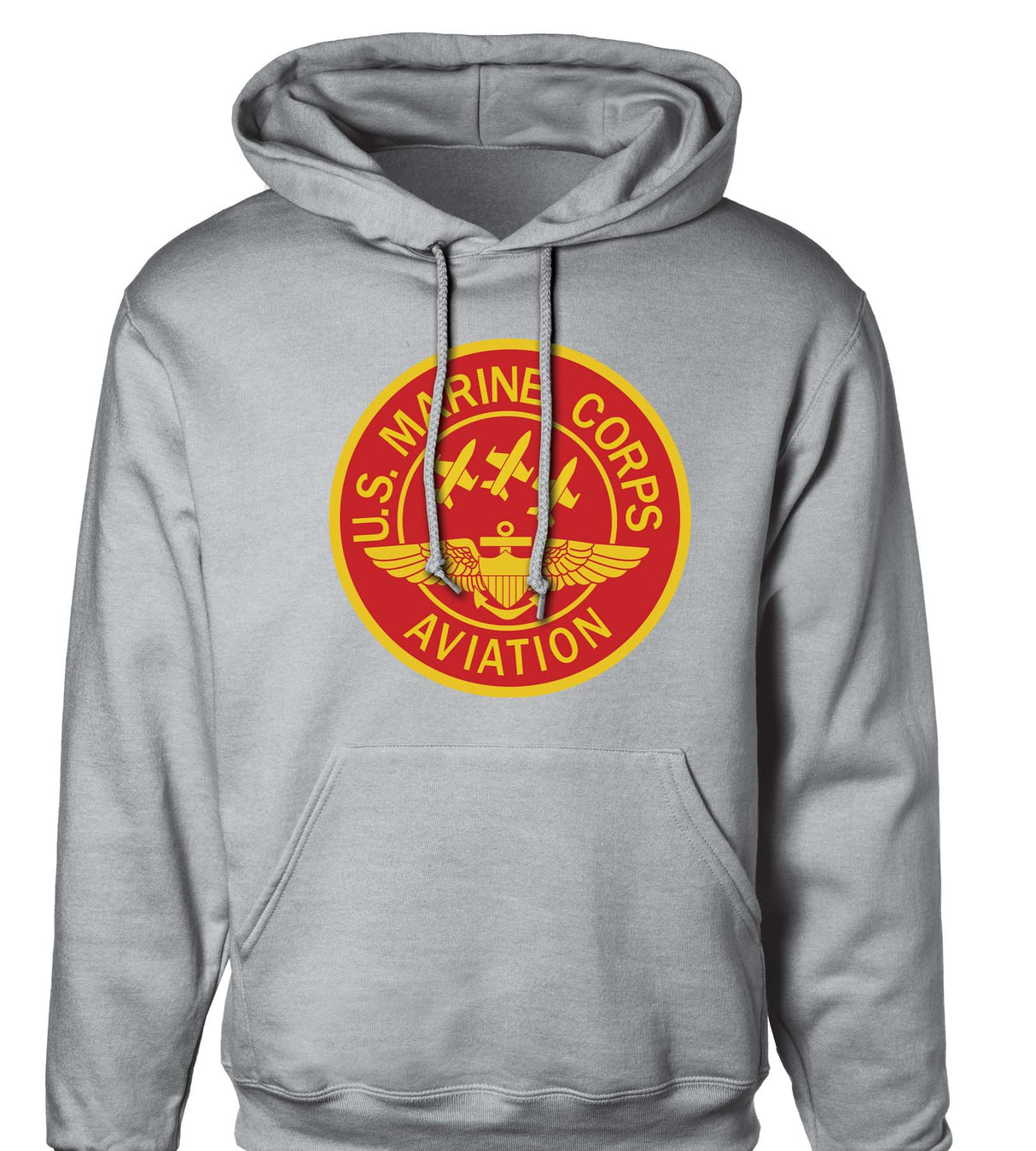 Red Marine Corps Aviation Hoodie - SGT GRIT