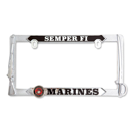 U.S. Marines Semper Fi 3D License Plate - SGT GRIT