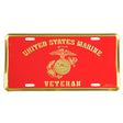 United States  Marine Veteran License Plate - SGT GRIT