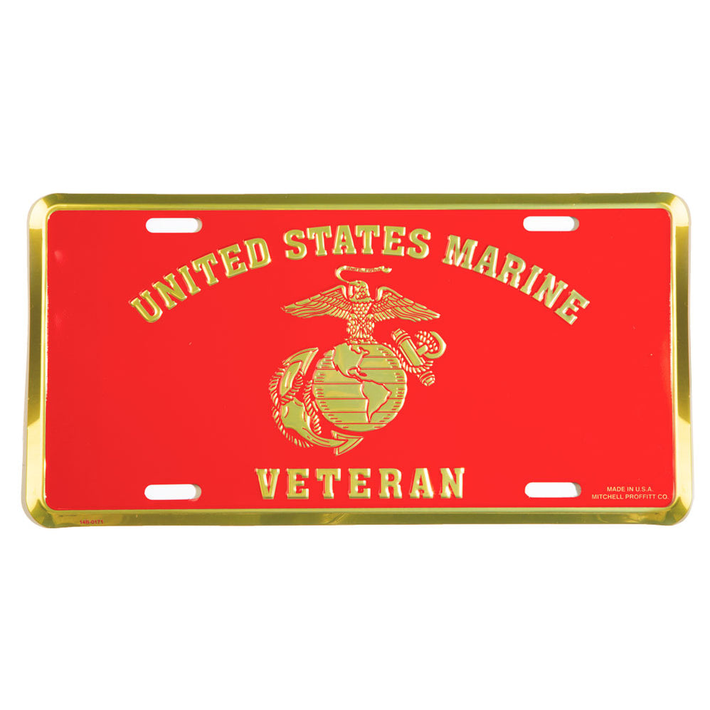 USMC License Plates, License Plate Frames - SGT GRIT