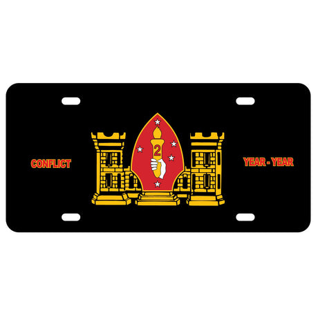 2nd Engineer Battalion License Plate - SGT GRIT