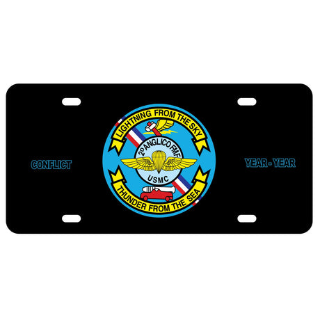 2D Anglico FMF License Plate - SGT GRIT