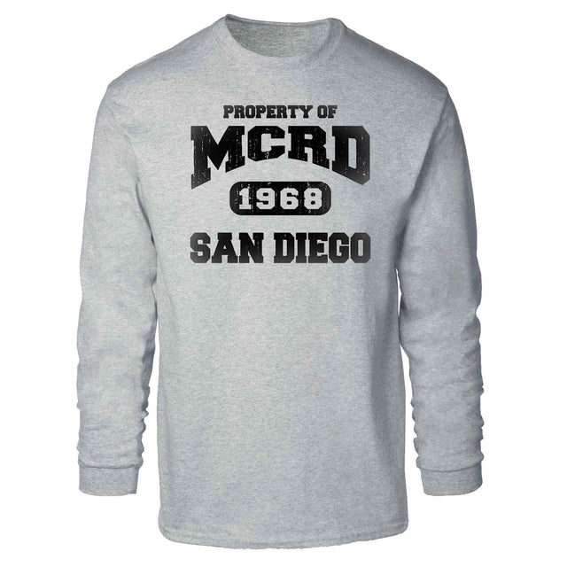 Property of MCRD Long Sleeve T-Shirt - SGT GRIT