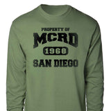 Property of MCRD Long Sleeve T-Shirt - SGT GRIT