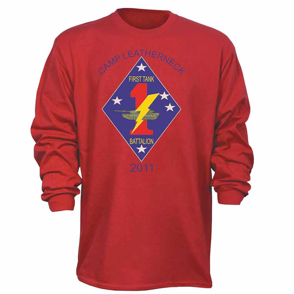 1st Tank Battalion  Long Sleeve T-Shirt - SGT GRIT