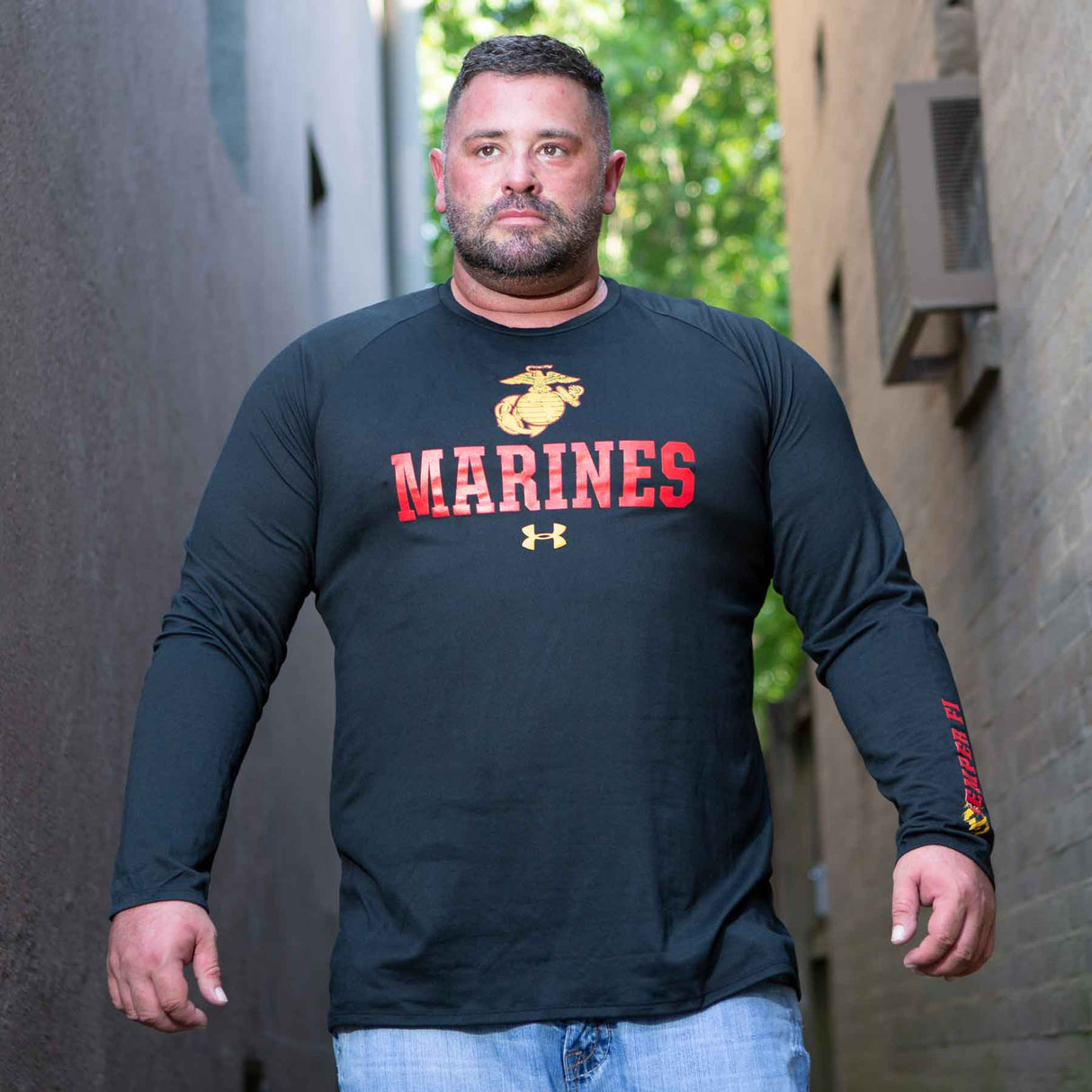 Marines Under Armour Performance Long Sleeve - SGT GRIT