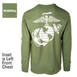USMC OD Long Sleeve T-shirt - SGT GRIT