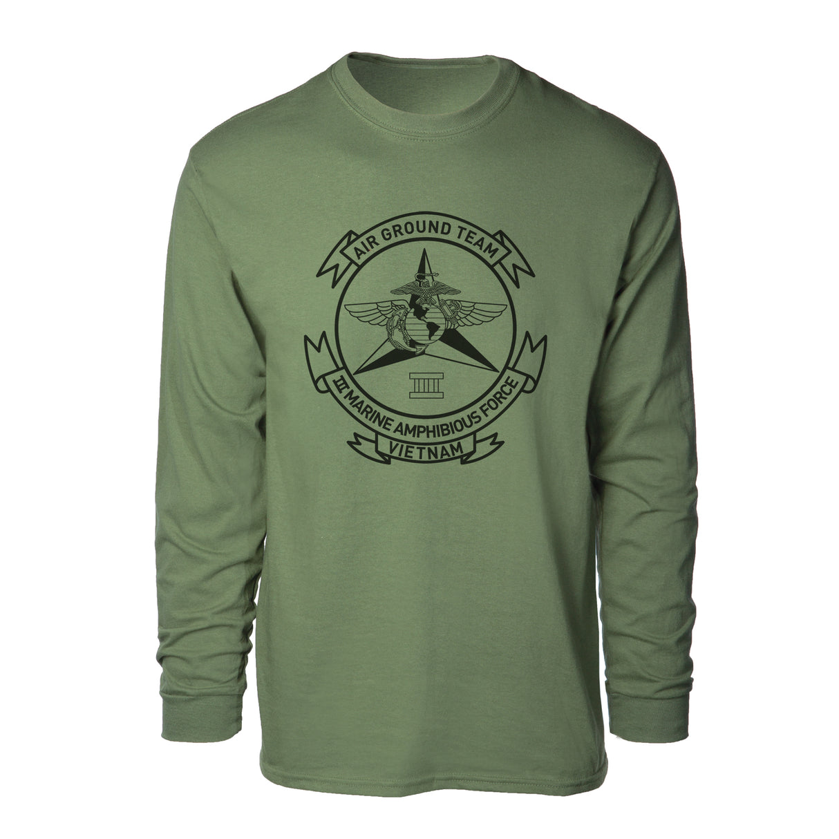 III MAF Air Ground Team Vietnam Long Sleeve Shirt - SGT GRIT