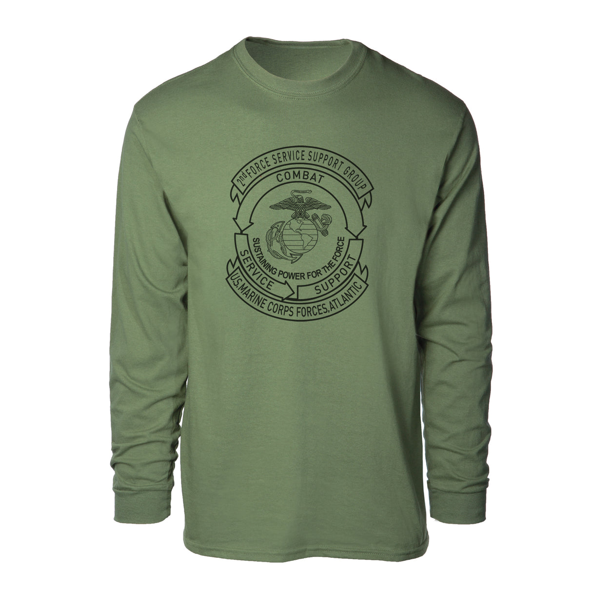 2nd FSSG US Marine Corps Forces, Atlantic Long Sleeve Shirt - SGT GRIT