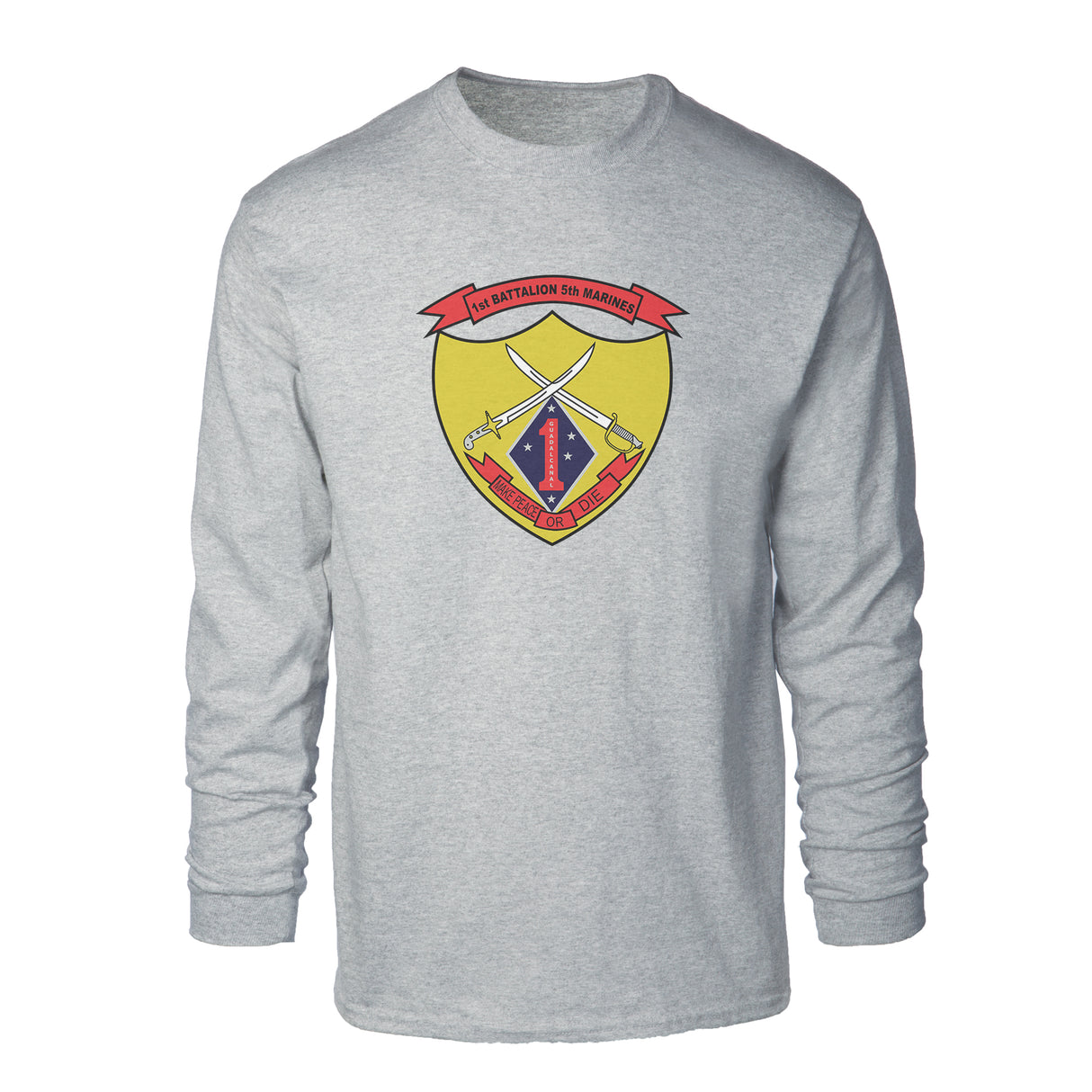 1st Battalion 5th Marines Long Sleeve Shirt - SGT GRIT