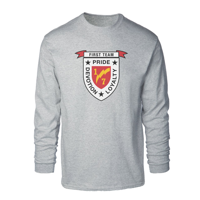 1st Battalion 7th Marines Long Sleeve Shirt - SGT GRIT