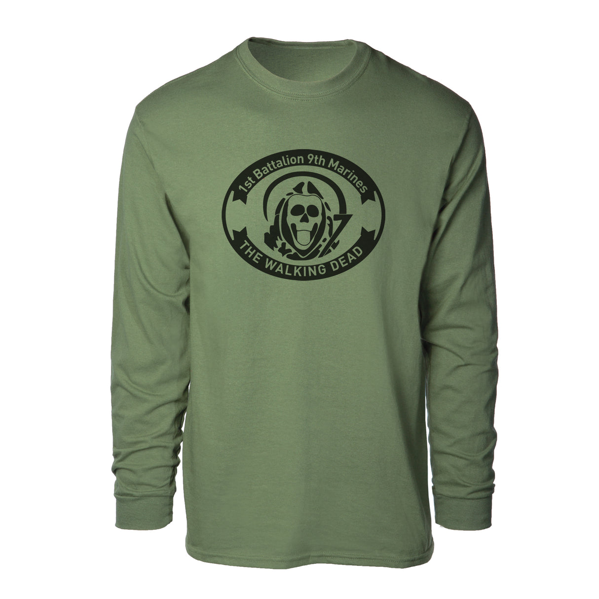 1st Battalion 9th Marines Long Sleeve Shirt - SGT GRIT