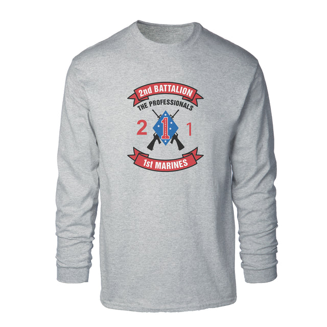 2nd Battalion 1st Marines Long Sleeve Shirt - SGT GRIT