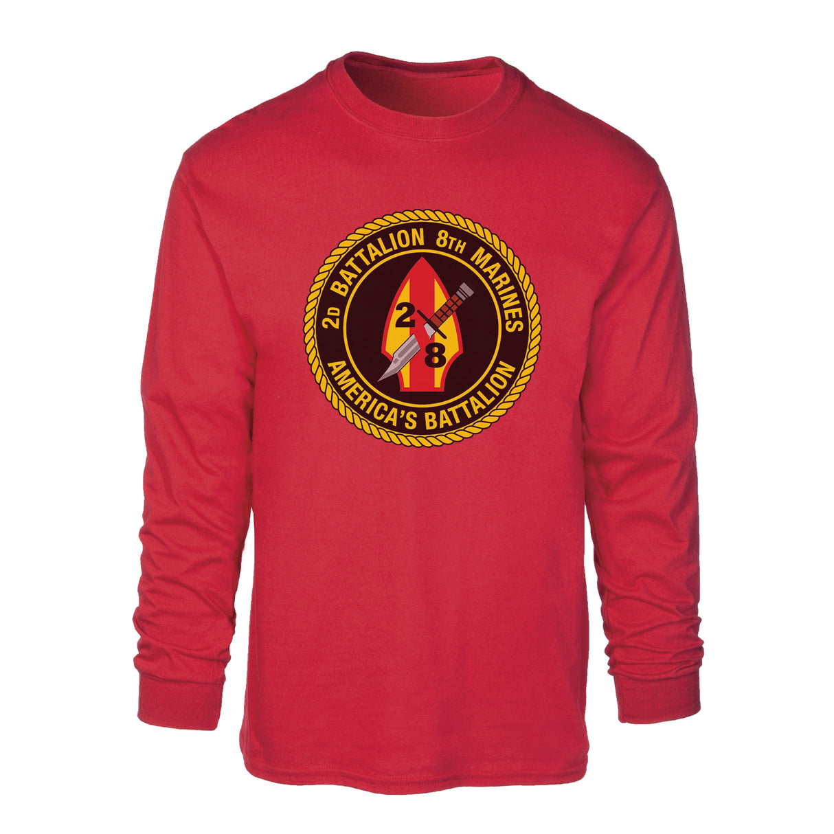 2nd Battalion 8th Marines Long Sleeve Shirt - SGT GRIT