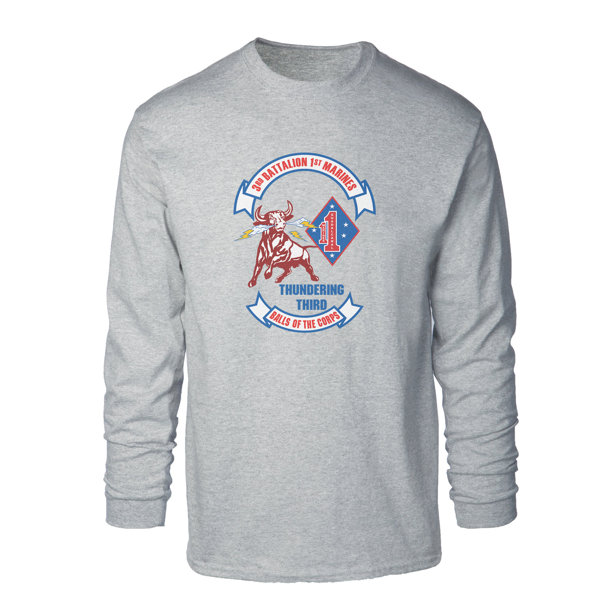 3rd Battalion 1st Marines Long Sleeve Shirt - SGT GRIT