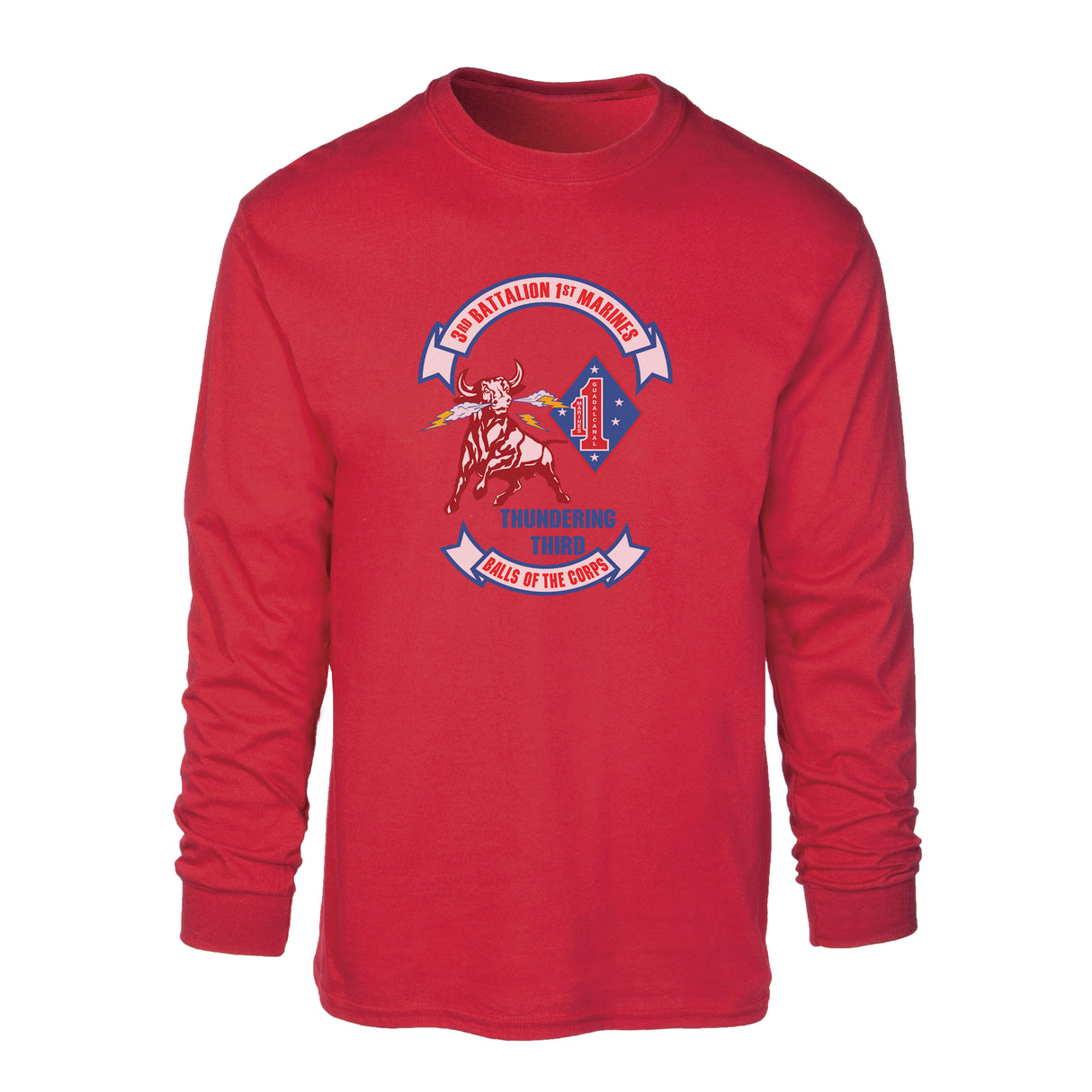 3rd Battalion 1st Marines Long Sleeve Shirt - SGT GRIT