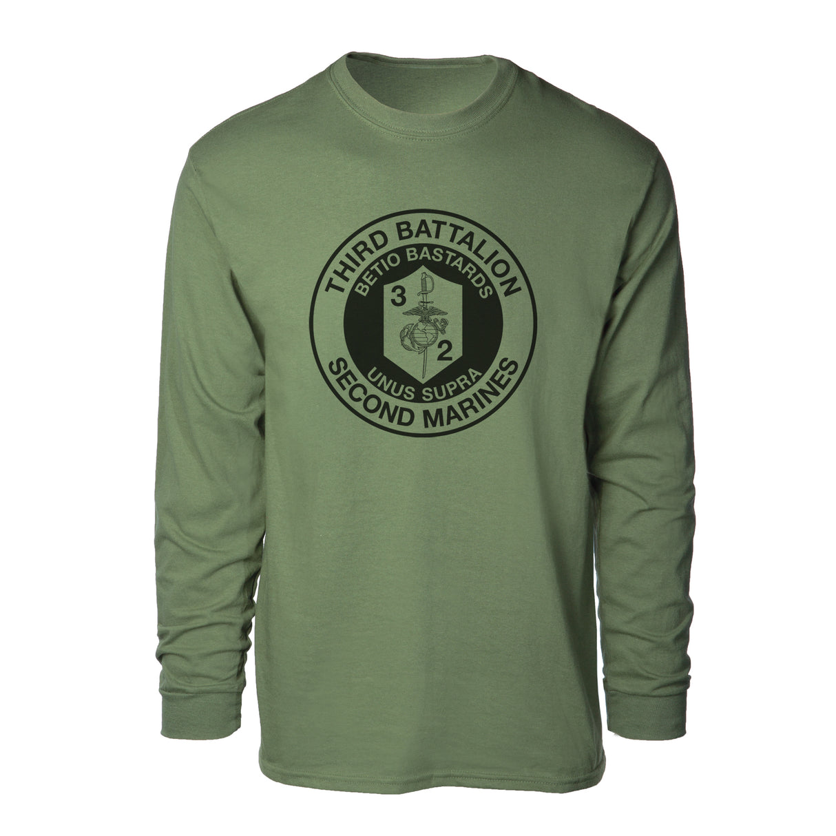 3rd Battalion 2nd Marines Long Sleeve Shirt - SGT GRIT