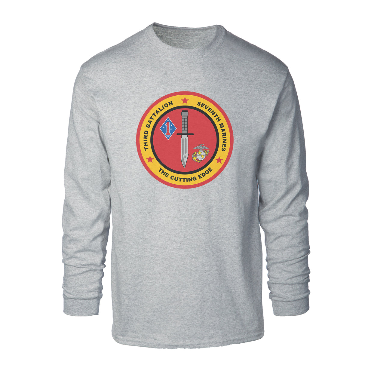 3rd Battalion 7th Marines Long Sleeve Shirt - SGT GRIT