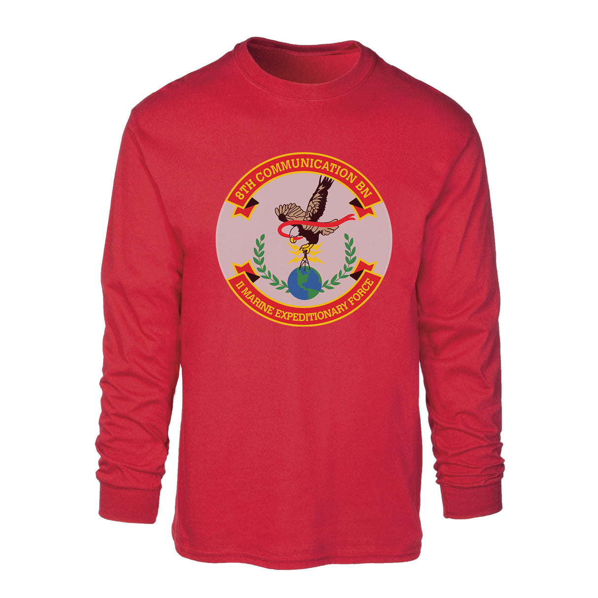 8th Communication Battalion Long Sleeve Shirt - SGT GRIT