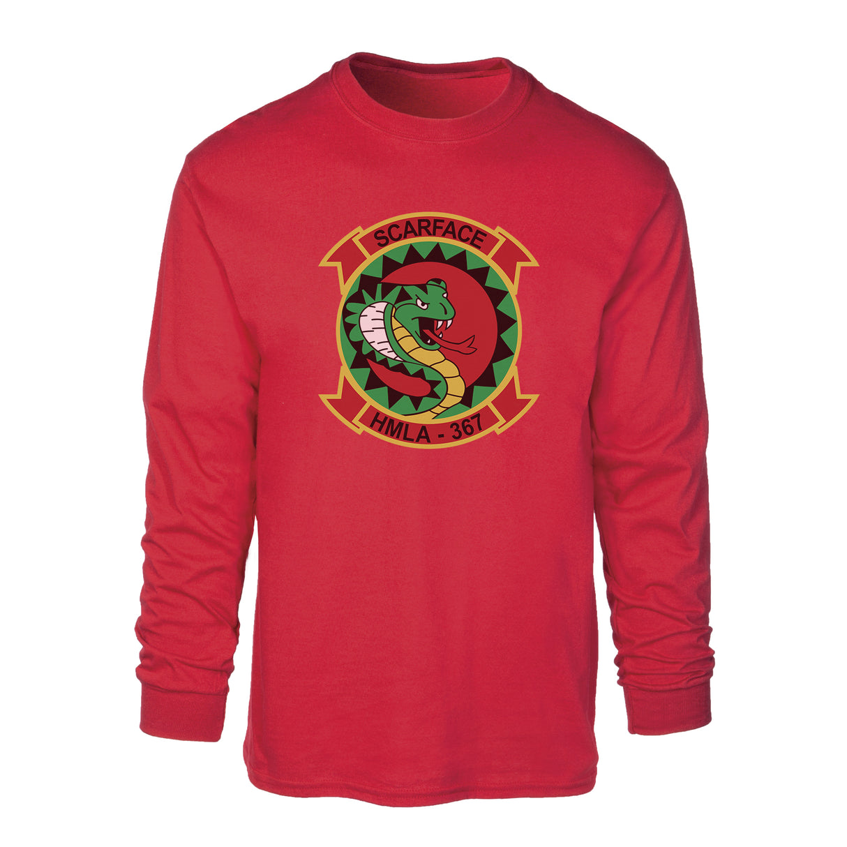 HMLA-367 Scarface Long Sleeve Shirt - SGT GRIT