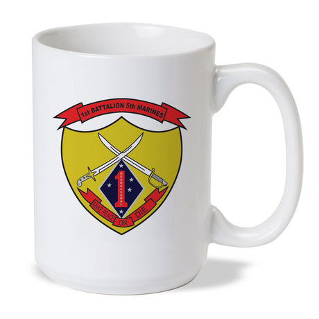 1st Battalion 5th Marines Coffee Mug - SGT GRIT