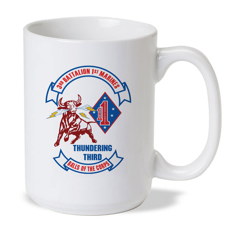 3rd Battalion 1st Marines (Alternate Design) Coffee Mug - SGT GRIT