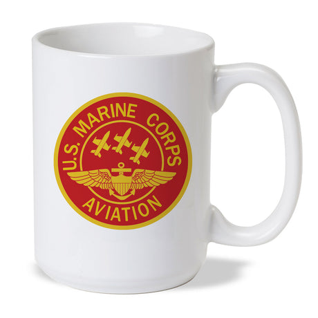 Red Marine Corps Aviation Coffee Mug - SGT GRIT