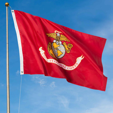 Single Sided Printed Marine Corps 3'x5' Polyester Flag - SGT GRIT
