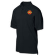 2nd Force Reconnaissance Company Patch Golf Shirt Black - SGT GRIT