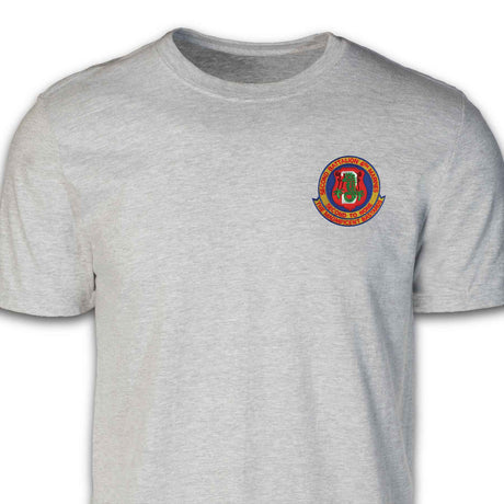 2nd Battalion 4th Marines Patch T-shirt Gray - SGT GRIT