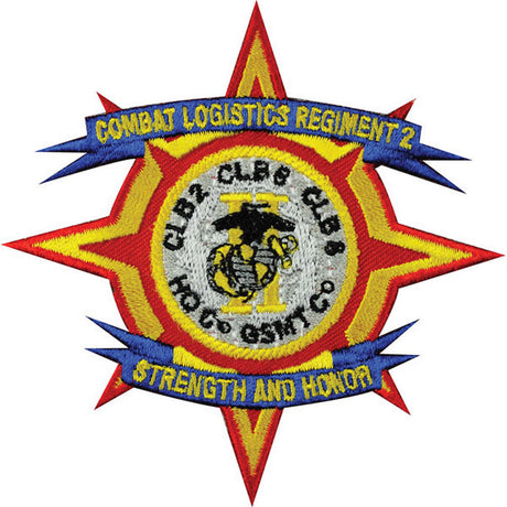 Combat Logistics Regiment 2 Patch - SGT GRIT