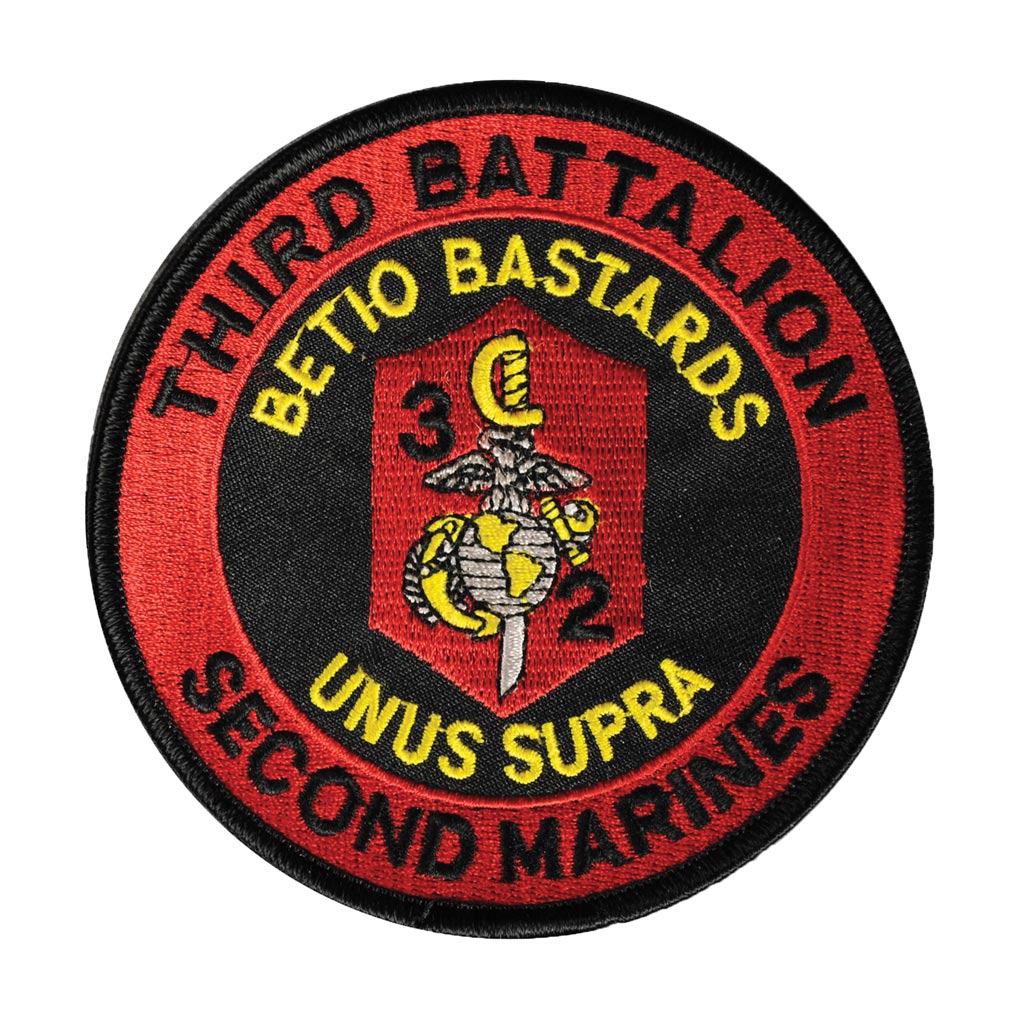 3rd Battalion 2nd Marines Patch - SGT GRIT