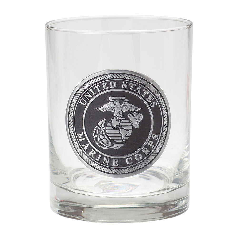 Wine Glass with Gold EGA 10 oz - The Marine Shop