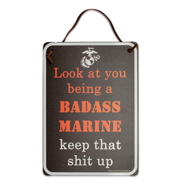 Badass Marine Sign - SGT GRIT