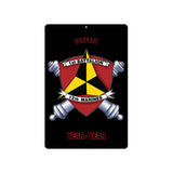 1st Battalion 12th Marines Metal Sign - SGT GRIT