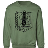 2nd Marines Regimental Sweatshirt - SGT GRIT